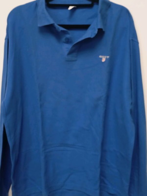 Abercrombie & Fitch men's polo shirt used, blue, size XL
