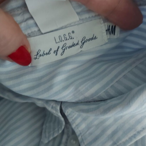 LOGG by H&M women's shirt used, cotton, sizes S/M
