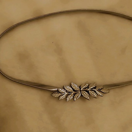 Zara silver elastic belt new, size 90
