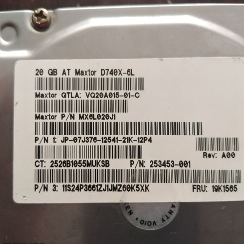 Maxtor D740X-6L 20GB 3.5" IDE HDD used