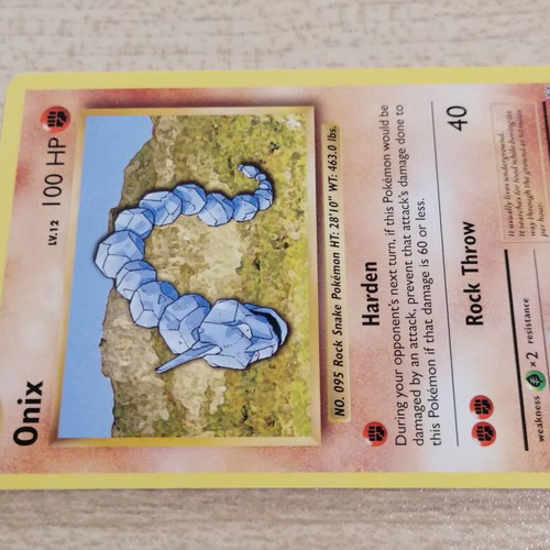 Pokémon Onix Evolutions 2016 card new