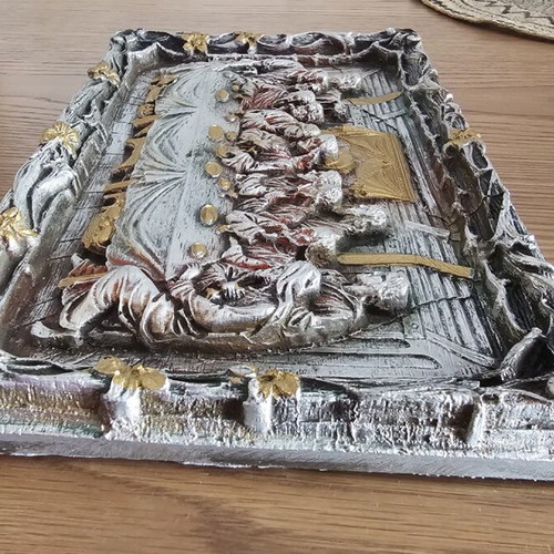 Ornate Relief Wall Art The Last Supper like new