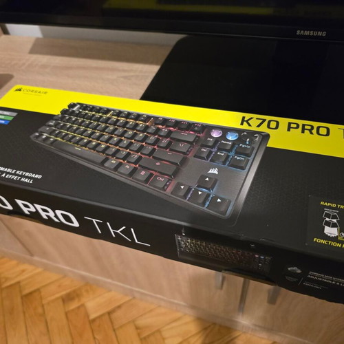 Corsair K70 PRO TKL Hall Effect Gaming Keyboard RGB US English new
