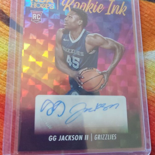GG Jackson II Rookie Card Panini NBA Hoops 2023-24 like new with autograph sticker