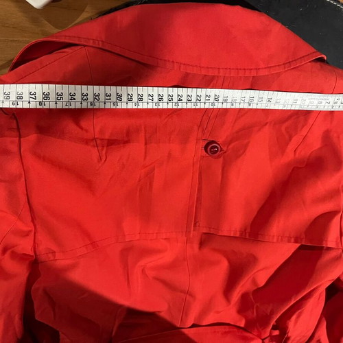 Cotton coat size M like new, red