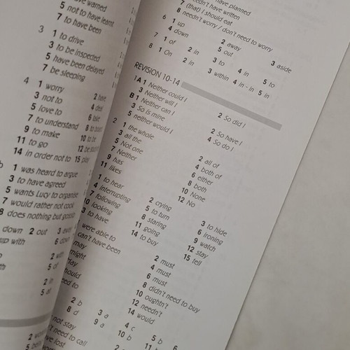 Answer Key & Tests booklet for Grammar Steps Books 1-5