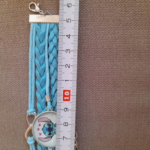 Stitch bracelet new, turquoise