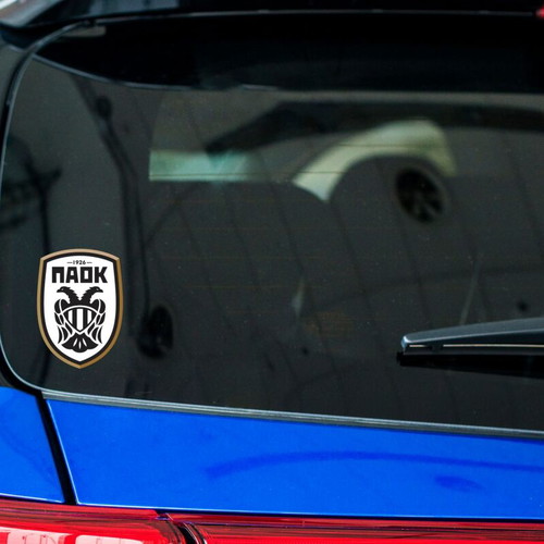 PAOK sticker new, glossy paper 8x6 cm