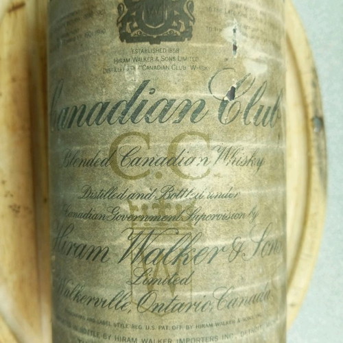 Canadian Club whiskey 1 liter vintage from 1978 new