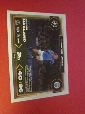 Haaland Erling card new no damage