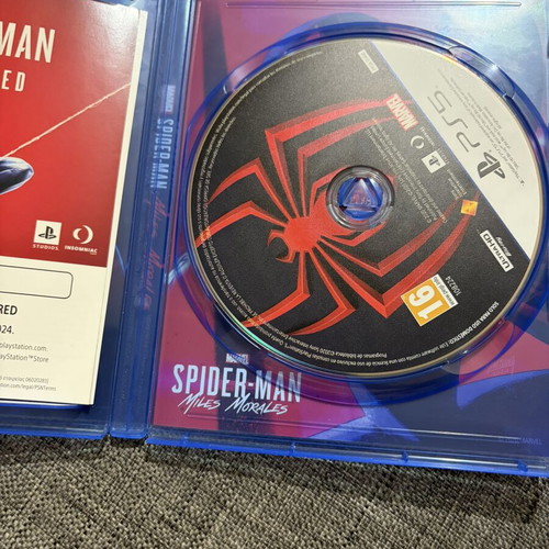 Spiderman Miles Morales PS5 game like new