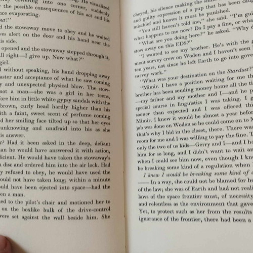 Outwards From Earth book used, a selection of science fiction
