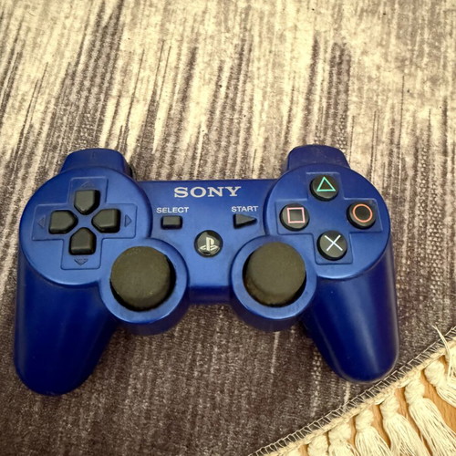 Sony PS3 controller blue used