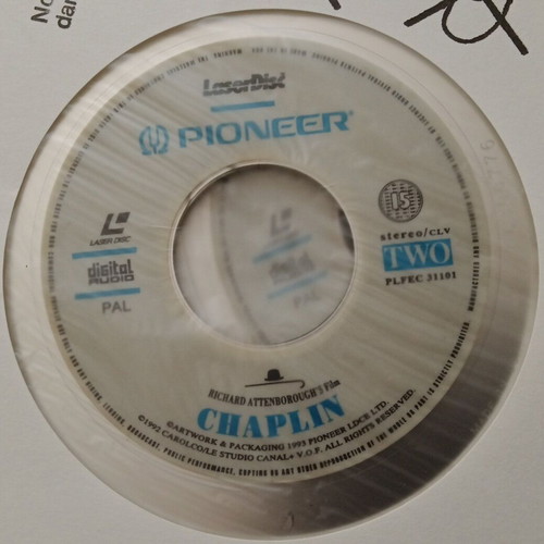 Chaplin LaserDisc special edition like new, drama