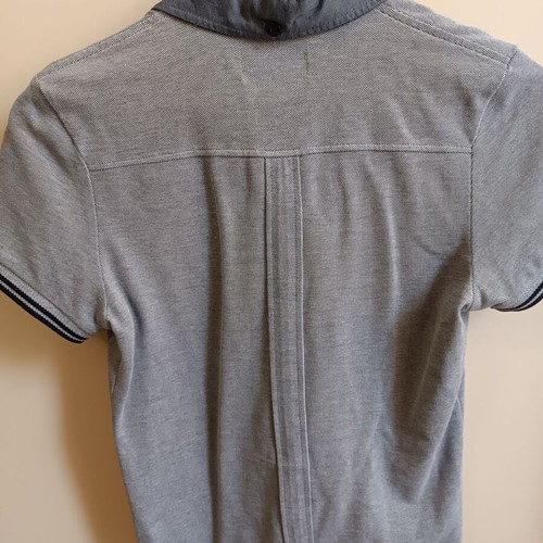 Fred Perry Grey Piqué Polo Shirt Size Small Like New