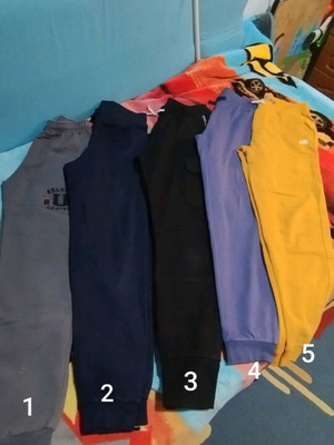 Boys' sweatpants used, multicolor, ages 12-14