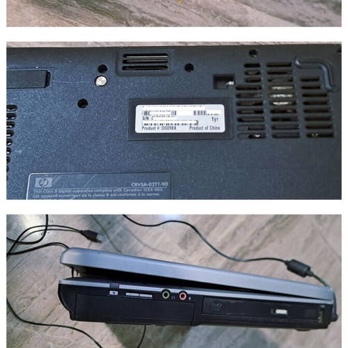HP Compaq Presario 2500 vintage laptop Pentium 4 2.66GHz