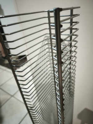 CD rack like new, holds 60 discs