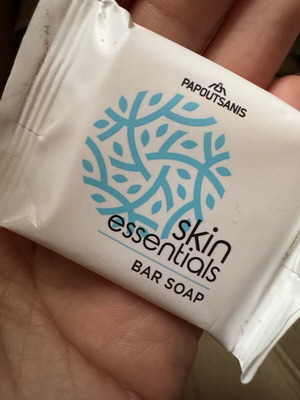 Papoutsanis σαπουνάκια ξενοδοχείου Skin Essentials 15gr, πακέτο 50 τεμαχίων, καινούργια