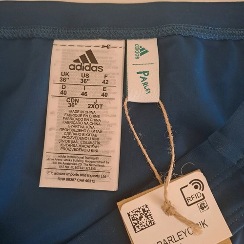 Adidas Parley Swimsuit Bottom New, Dark Blue, Size E 40