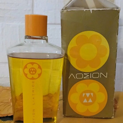 Famar lotion used, rare 1970s Greek made