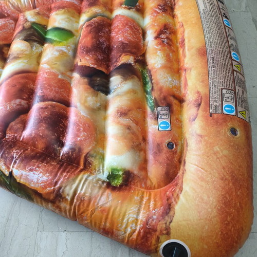 Intex Inflatable Pizza Slice Mattress like new