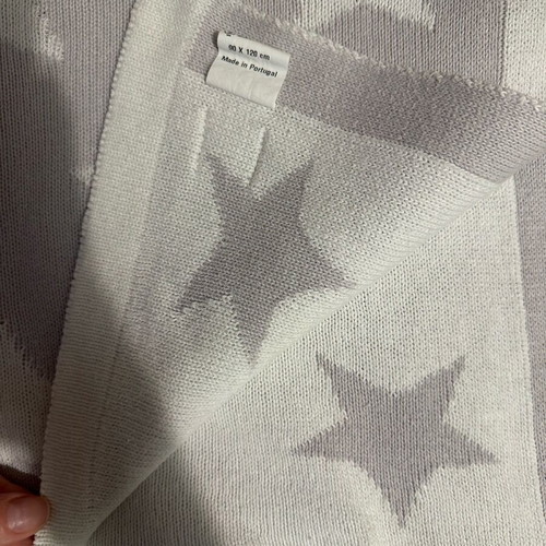 Down Town baby blanket like new with stars