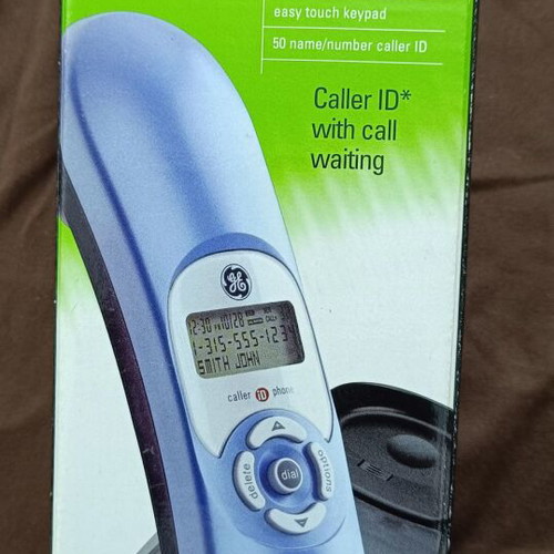 General Electric GE Slim Line phone new, wired, black