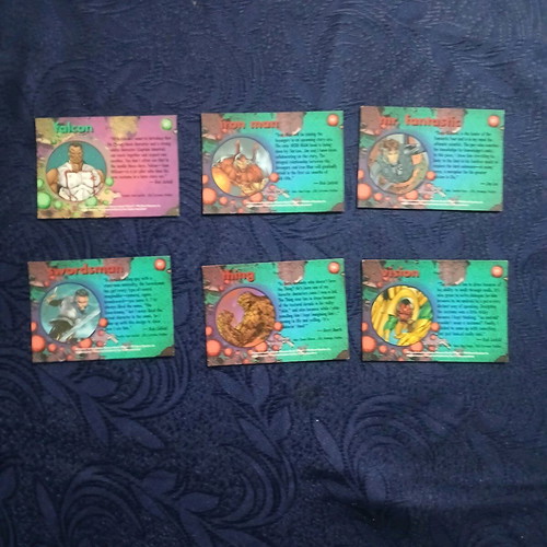 Marvel Onslaught Ultra 1996 card pack used, 54 cards