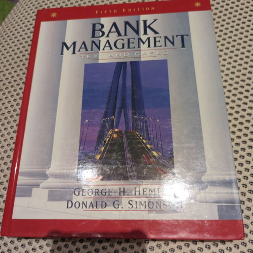 Bank Management used with hardcover