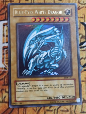 Blue Eyes White Dragon Ultra Rare SDK American κάρτα Yu-Gi-Oh!