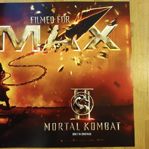 Mortal Kombat poster like new
