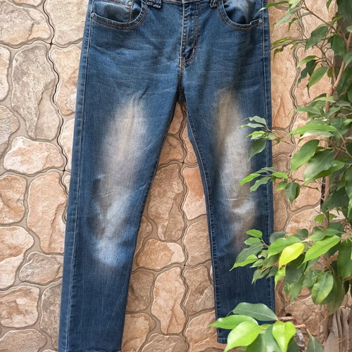 Blue denim pants like new