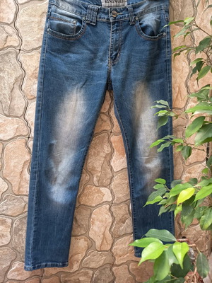 Blue denim pants like new