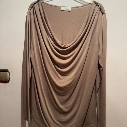 Zara women's blouse L beige like new