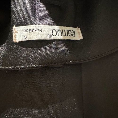 Positivo Fashion Black Women's Pants S used, satin texture