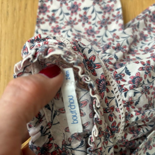 Bout’ Chou blouse size 24 months like new