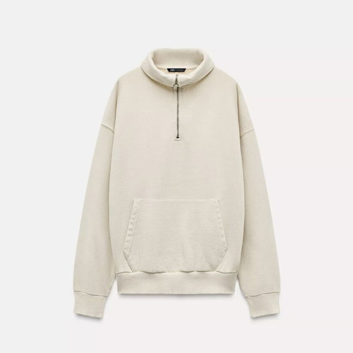 Hoodie Zara beige size S like new