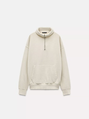 Hoodie Zara μπεζ μέγεθος S σαν καινούργιο