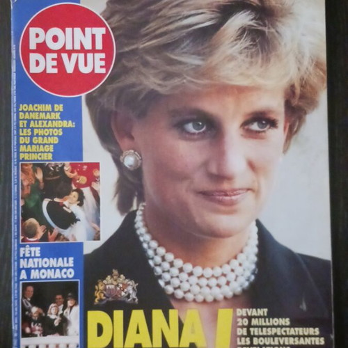 Point de Vue magazine Princess Diana November 1995