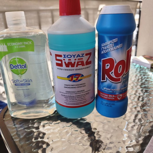 Cleaning products new, pack of 3