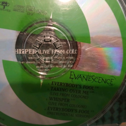 Evanescence Everybody's Fool CD single like new