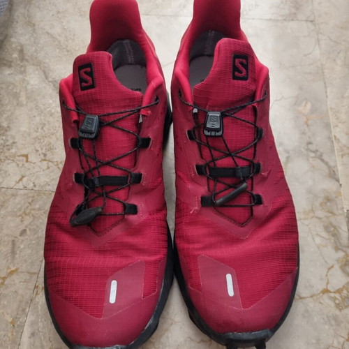Salomon Supercross 3 GTX athletic shoes size 47 1/3 like new, red