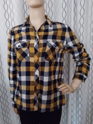 Flannel shirt multicolor, like new, sizes M and L