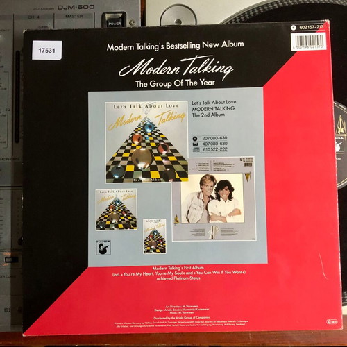 Modern Talking Brother Louie Vinyl Maxi-Single used, 12", 45 RPM