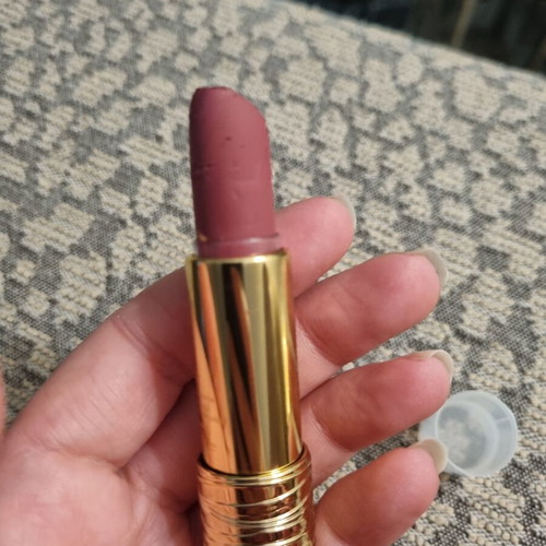 Lancome L'Absolu Rouge lipstick used, shade 399