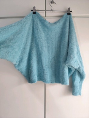 Crop blouse turquoise like new