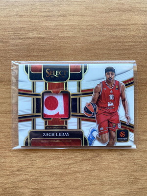 Zach LeDay 2025-26 Panini Select EuroLeague 2-Color Jersey Patch new