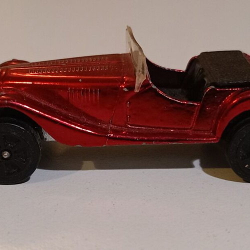 Vintage μεταλλικό μοντέλο αυτοκινήτου CORGI ROCKETS MORGAN PLUS 8 μεταχειρισμένο, κόκκινο