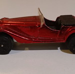 Vintage μεταλλικό μοντέλο αυτοκινήτου CORGI ROCKETS MORGAN PLUS 8 μεταχειρισμένο, κόκκινο